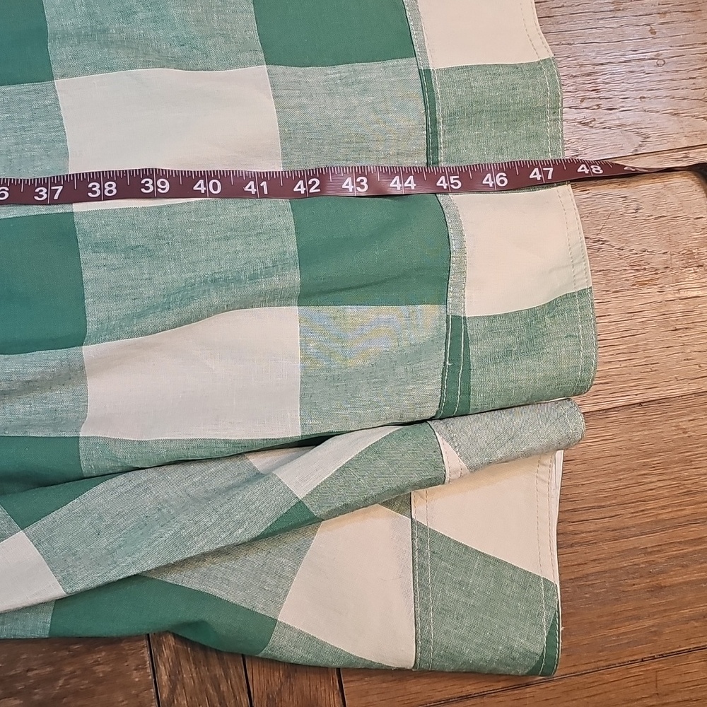 Maeve by Anthropologie Sun Dress Green & White Gingham Checks, Size 14, NWT! - Picture 14 of 17